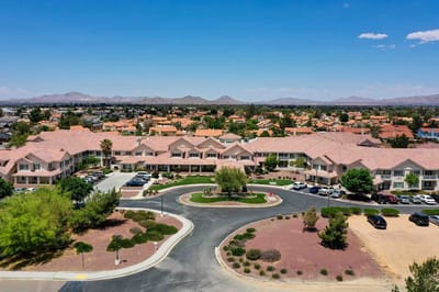 Aerial view of the Solstice Senior Living campus