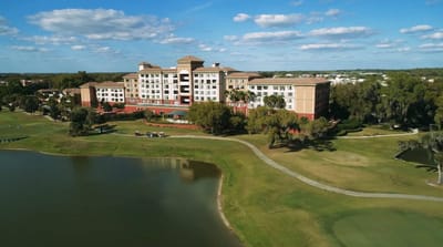 Aerial view of Freedom Pointe at The Villages