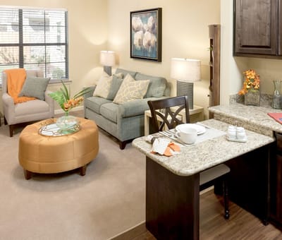 Cozy interior of a resident living space