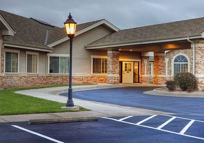 Building exterior of Ascension Living Via Christi Village McLean