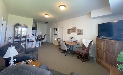 Interior view of a common area in the facility