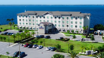 Exterior view of Marina Isle Waterfront Assisted Living
