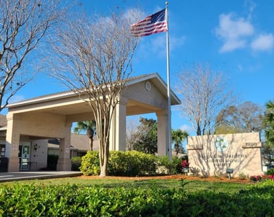 Exterior view of Magnolia Gardens Assisted Living facility