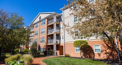 Exterior view of the Laurel Circle facility with landscaping
