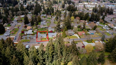 Aerial view of the Loving Garden Adult Family Home