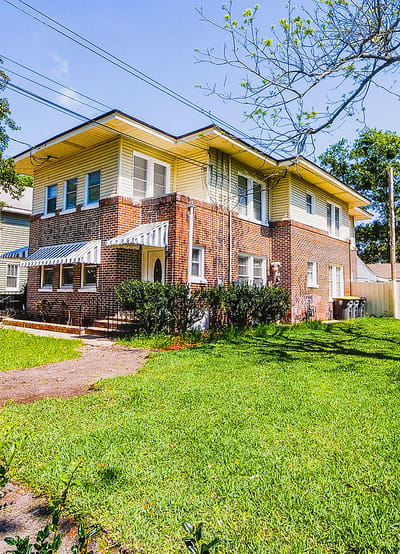 Exterior view of a two-story assisted living facility