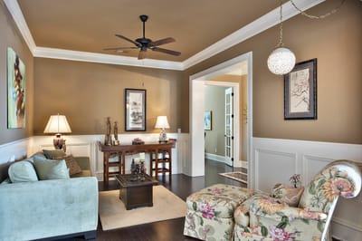 Interior lounge area with comfortable seating