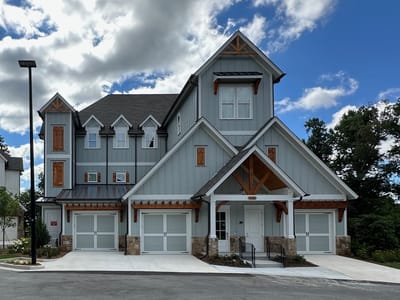 Exterior view of a retirement community building
