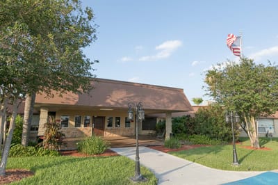 Exterior view of the Veranda Rehabilitation and Healthcare building