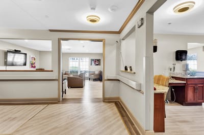 Interior common area of assisted living facility