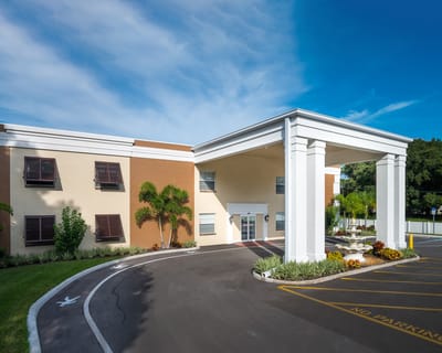 Exterior view of Volante Senior Living facility