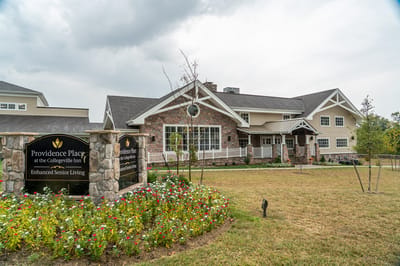 Exterior view of Providence Place at the Collegeville Inn