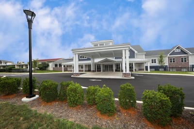 Exterior view of Pickering Manor entrance