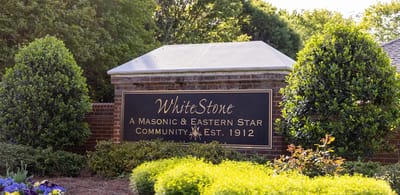 Signage for WhiteStone community entrance