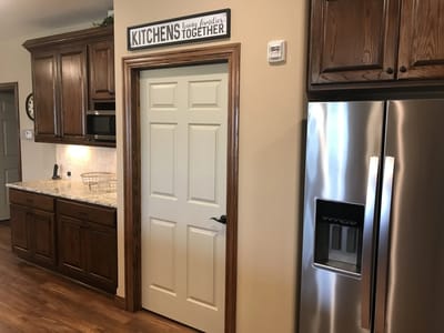 Interior view of a kitchen area in the facility.