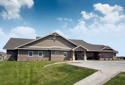 Exterior view of the Reflection Living facility