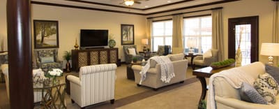 Cozy common area with comfortable seating and natural light