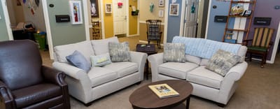 Cozy common area with comfortable seating