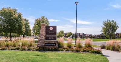 Exterior sign of Bethesda Gardens Thornton Assisted Living