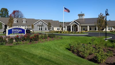 Exterior view of Bridges by EPOCH at Sudbury with landscaping