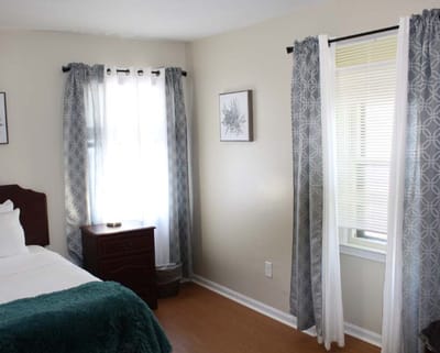 Bright resident room with natural light
