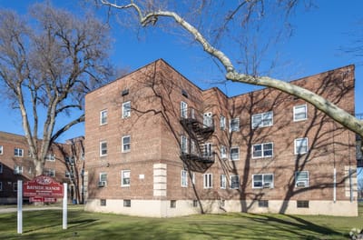 Exterior view of Bayside Manor building