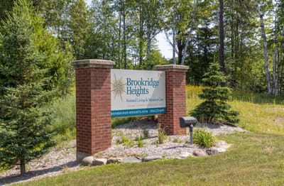 Facility sign for Brookridge Heights