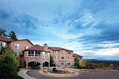 Exterior view of Elk Run Assisted Living facility