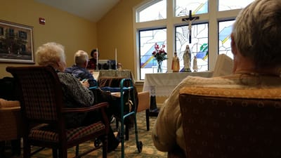 Residents participating in a community gathering