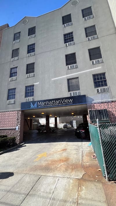 Exterior view of ManhattanView Center for Rehabilitation and Healthcare