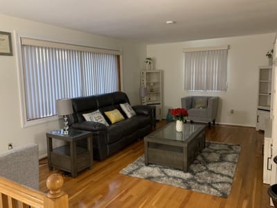 Cozy common area with seating and decor