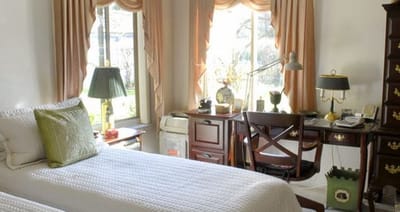 Cozy resident room with natural light.