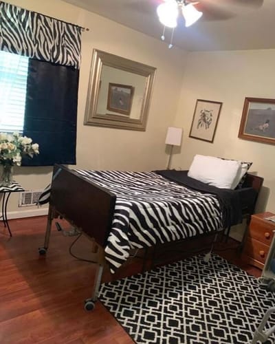 Cozy private resident room with various decor
