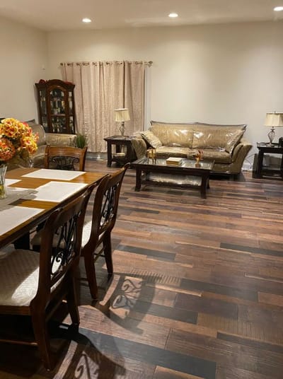 Cozy common area with seating and decor