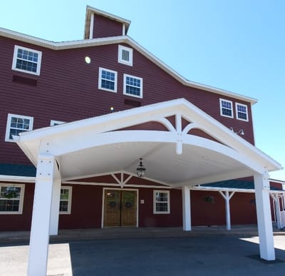 Entrance of Red Mill Manor facility