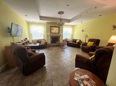 Interior common area with comfortable seating