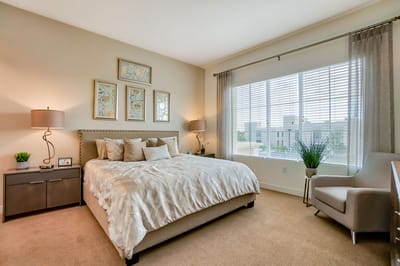 Cozy private resident room with natural light
