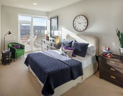 Private resident room with elegant decor