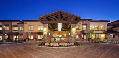 Exterior view of Ivy Park at Escondido entrance