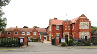 Exterior view of Lyncroft Care Home building.