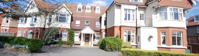Front exterior view of The Grange Care Home