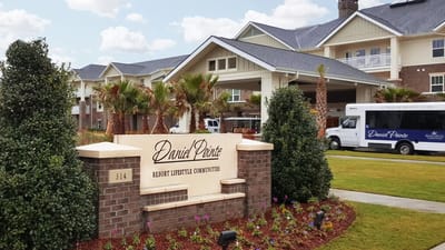 Exterior view of Daniel Pointe Retirement Community