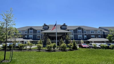 Exterior view of Parkers Bend Retirement Community building