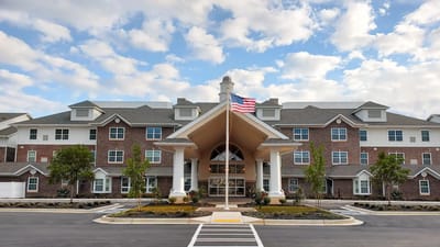 Exterior view of Vickery Rose Retirement Resort building