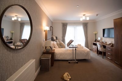 Cozy private resident room with elegant decor