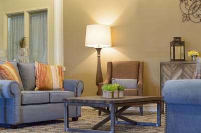 Cozy common area with comfortable seating