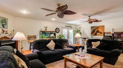 Cozy common area with comfortable seating and decor