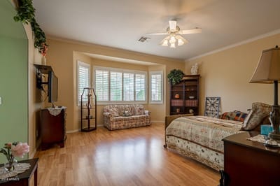Cozy private resident room with natural light