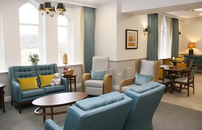 Common area with comfortable seating and decor