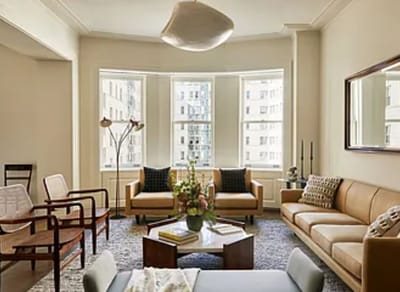 Bright and inviting common area with comfortable seating
